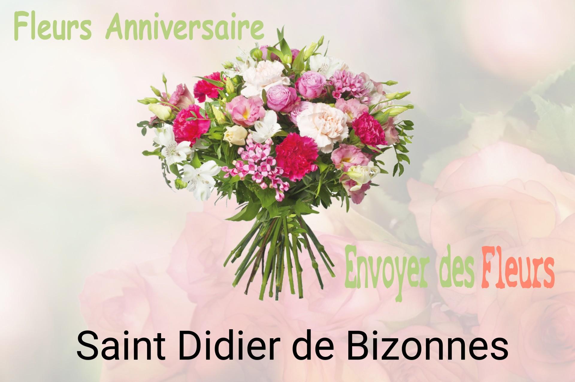 Bouquet de fleurs d’anniversaire livré à Saint-Didier-de-Bizonnes